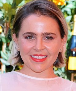 Mae Whitman Smiling Paint By Number