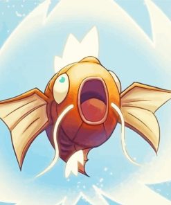 Magikarp Fish Pokemon Paint By Number