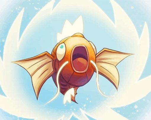 Magikarp Fish Pokemon Paint By Number