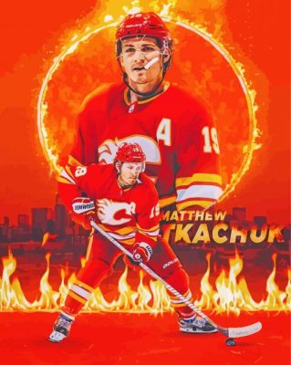 Matthew Tkachuk Calgary Flames Player Paint By Number