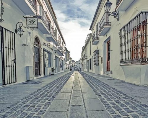 Mijas Streets Paint By Number