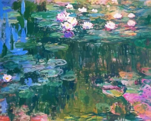 Monet Water Lilies Art Paint By Number