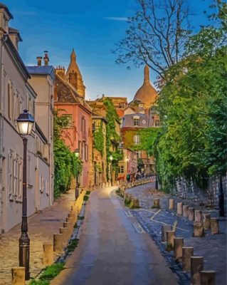 Montmartre Streets Paint By Number