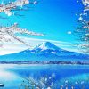Mt Fuji Japanese Winter Paint By Number