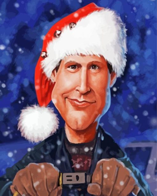 National Lampoons Christmas Vacation Clark Griswold Art Paint By Number