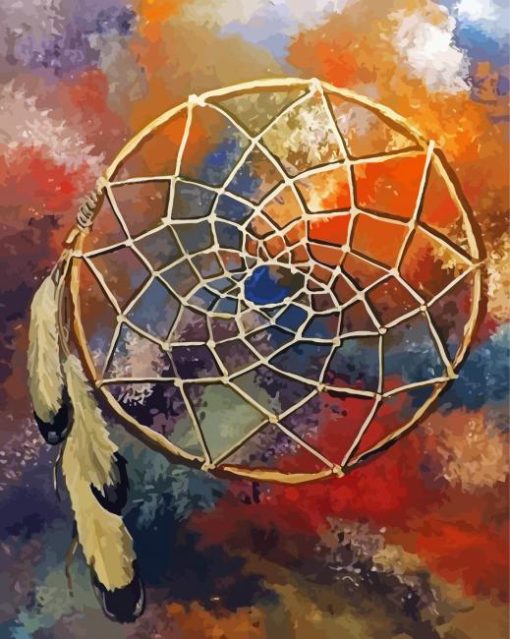 Native American Dream Catcher Paint By Number