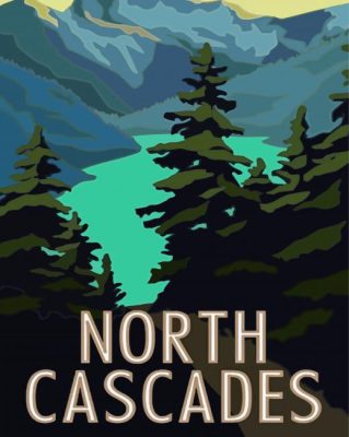 North Cascades National Park Paint By Number