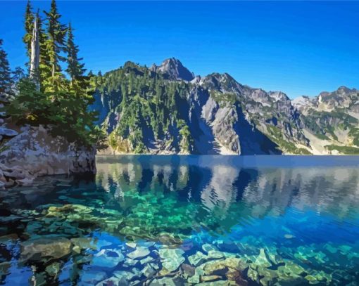 North Cascades Park Paint By Number