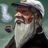 Old Sailor Art Paint By Number