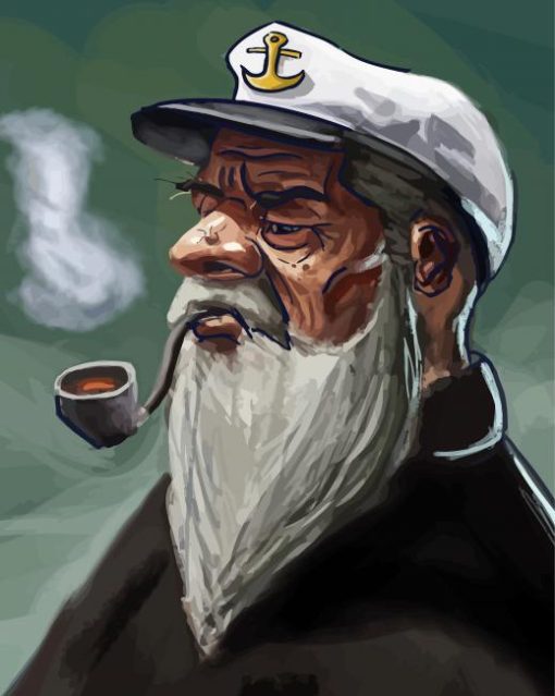 Old Sailor Art Paint By Number