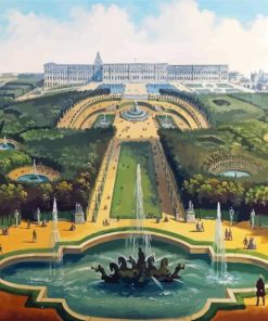 Palace Of Versailles France Art Paint By Number