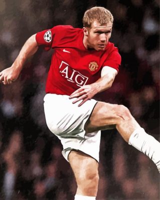 Paul Scholes Paint By Number