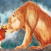Princess And Bear Art Paint By Number