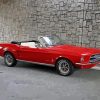 Red 1967 Mustang Convertible Paint By Number