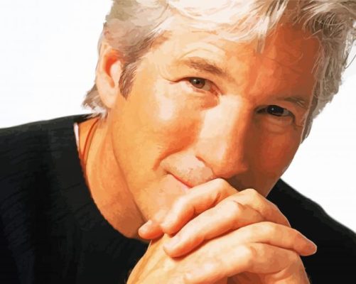 Richard Gere Face Paint By Number