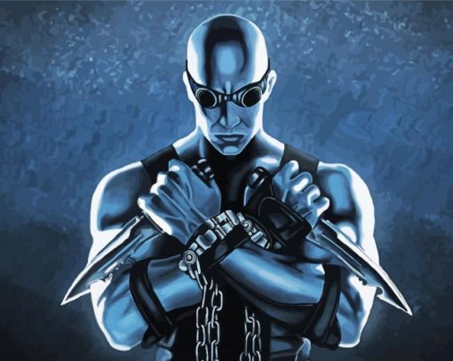 Riddick Character Art Paint By Number