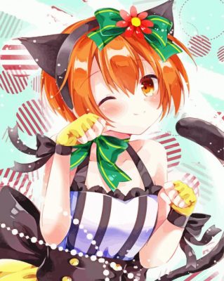 Rin Hoshizora Love Live Anime Paint By Number