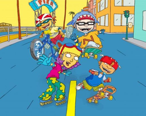 Rocket Power Animation Paint By Number