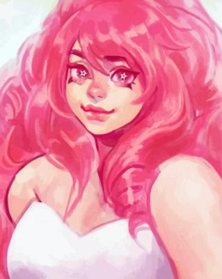 Rose Quartz Steven Universe Art Paint By Number