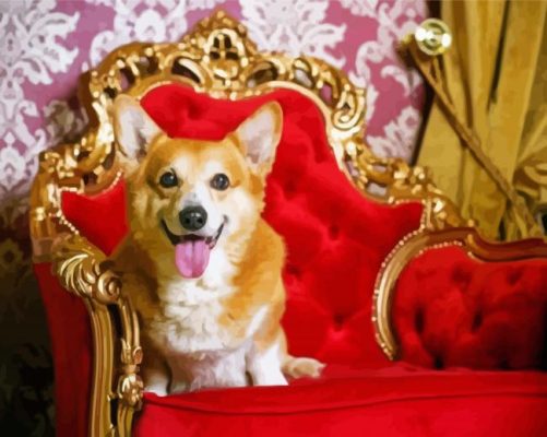 Royal Corgi Paint By Number