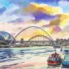Sage Gateshead Art Paint By Number