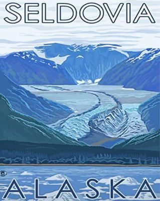 Seldovia Alaska Poster Paint By Number