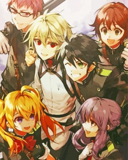 Seraph Of The End Anime Paint By Number