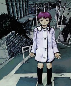 Serial Experiments Lain Iwakura Anime Girl Paint By Number
