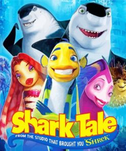 Shark Tale Poster Paint By Number