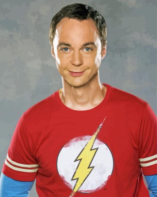 Sheldon Cooper Character Paint By Number