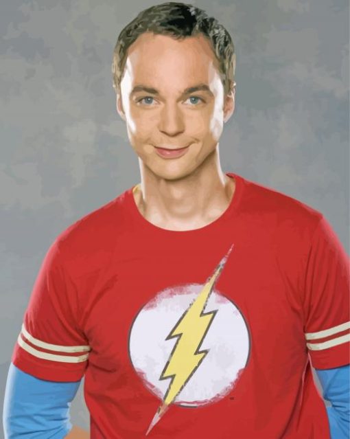 Sheldon The Big Bang Theory Paint By Number