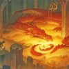 Smaug Dragon Lord Of The Rings Paint By Number
