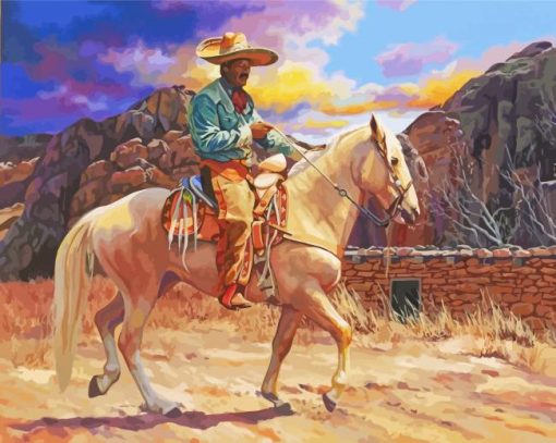 Spanish Cowboy Paint By Number