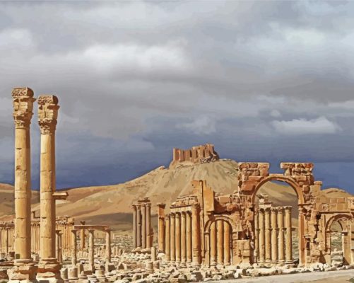 Syria Palmyra Paint By Number