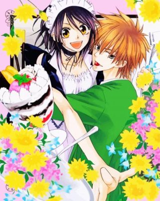 Takumi And Misaki Kaichou Wa Maid Sama Paint By Number