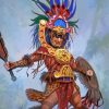 The Aztec Warrior Paint By Number