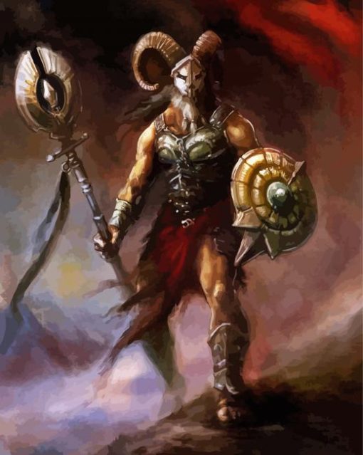 The Warrior Aries Paint By Number