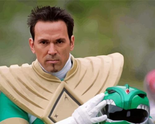 Tommy Oliver Green Ranger Paint By Number