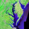 Topography Map Of The Chesapeake Bay Paint By Number