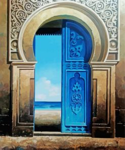 Traditional Door To The Sea Paint By Number