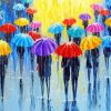 Under Umbrellas Paint By Number