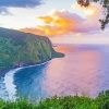 Waipio Valley Sunset Paint By Number