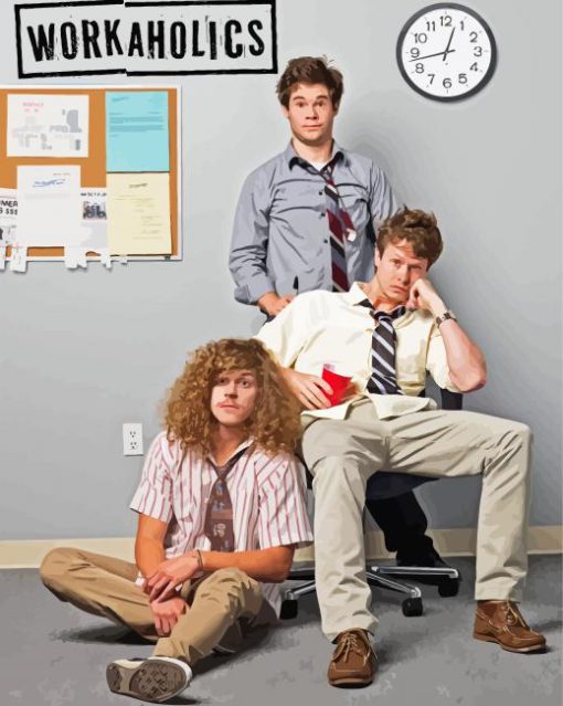 Workaholics Poster Paint By Number