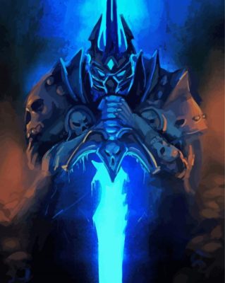 World Of Warcraft Lich King Art Paint By Number