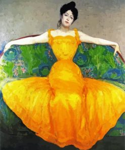 Yellow Woman Paint By Number