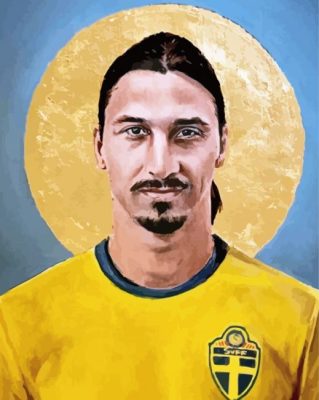 Zlatan Ibrahimović Art Paint By Number