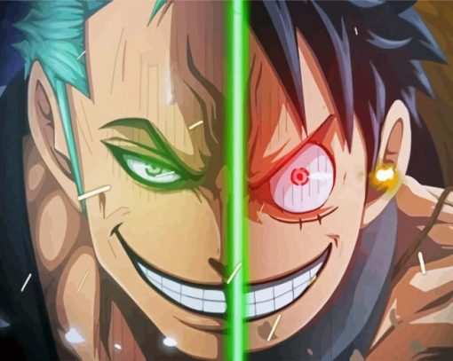Zoro Luffy Paint By Number