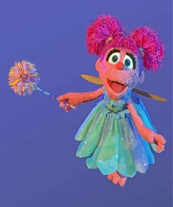 Abby Cadabby Sesame Street Character Paint By Number