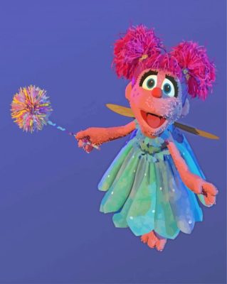 Abby Cadabby Sesame Street Character Paint By Number