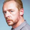 Actor Simon Pegg Paint By Number